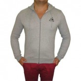 Le Coq Sportif Veste Ailier Fz Hood Brushed Gris Vestes De Survêtement Homme Boutique France